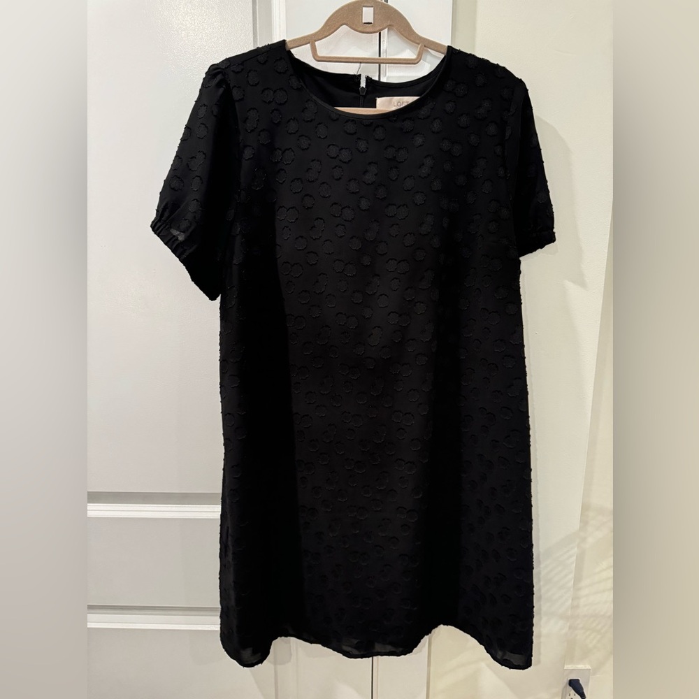 Black Loft Business Casual Dress. Size XL Petite.